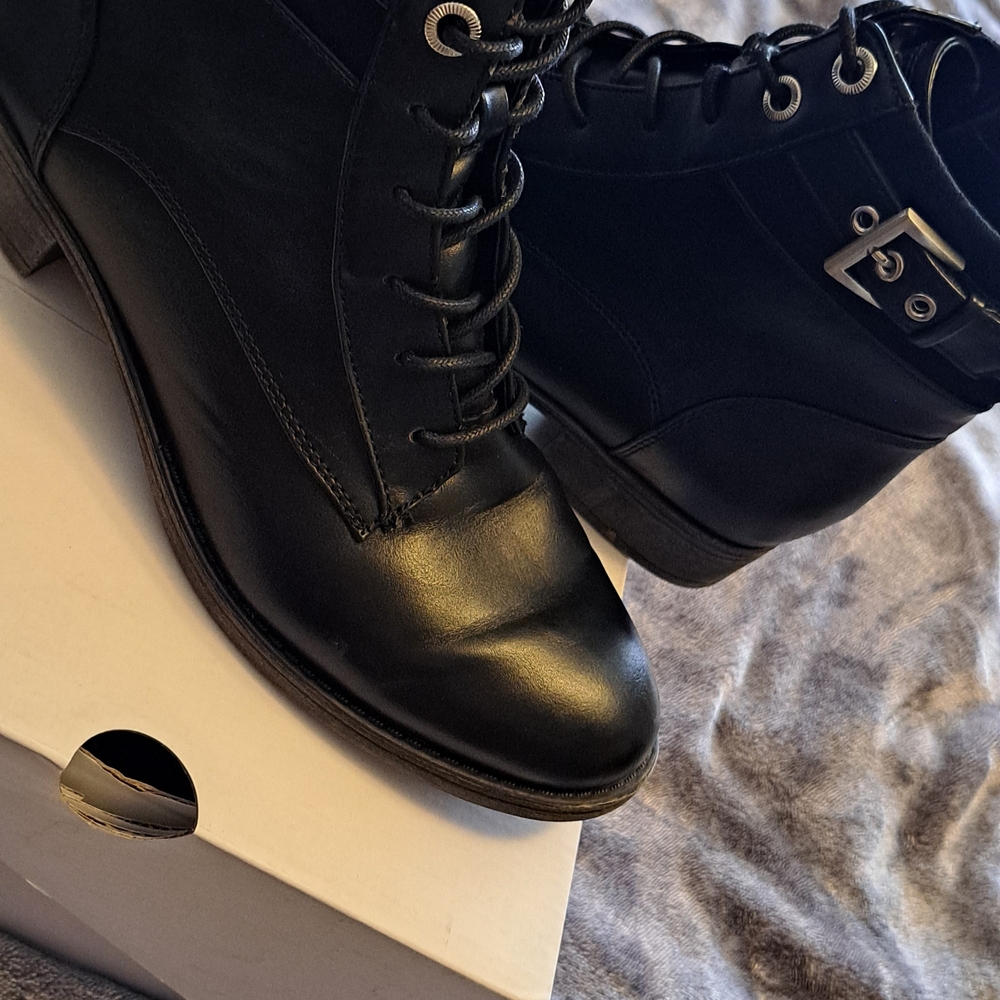 Aldo Black Ankle Boots